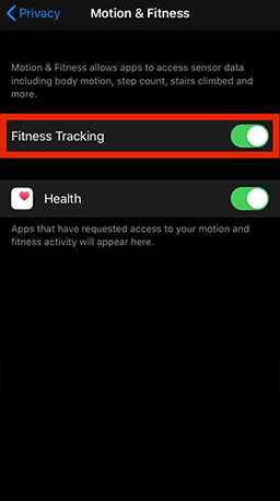 fitness tracking