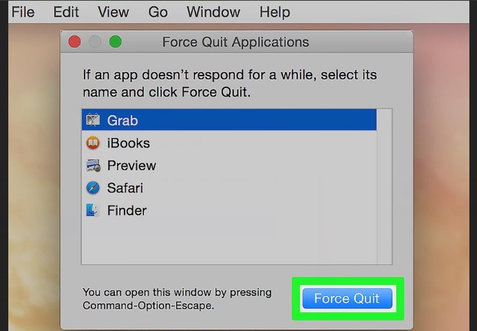 how to delete force close on mac