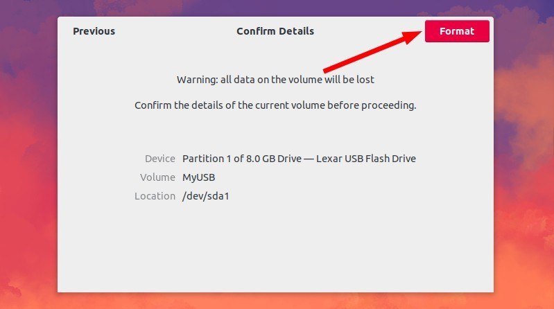 format usb drive from mac for linux