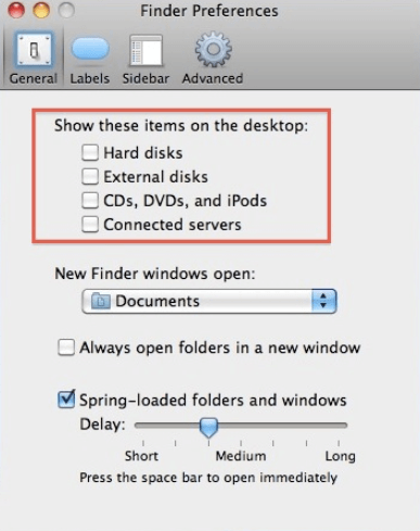 disparition des icônes du bureau mac 3