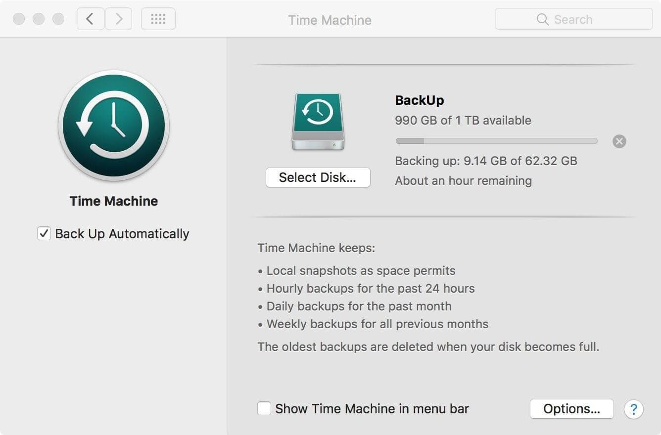 optimize mac hard drive