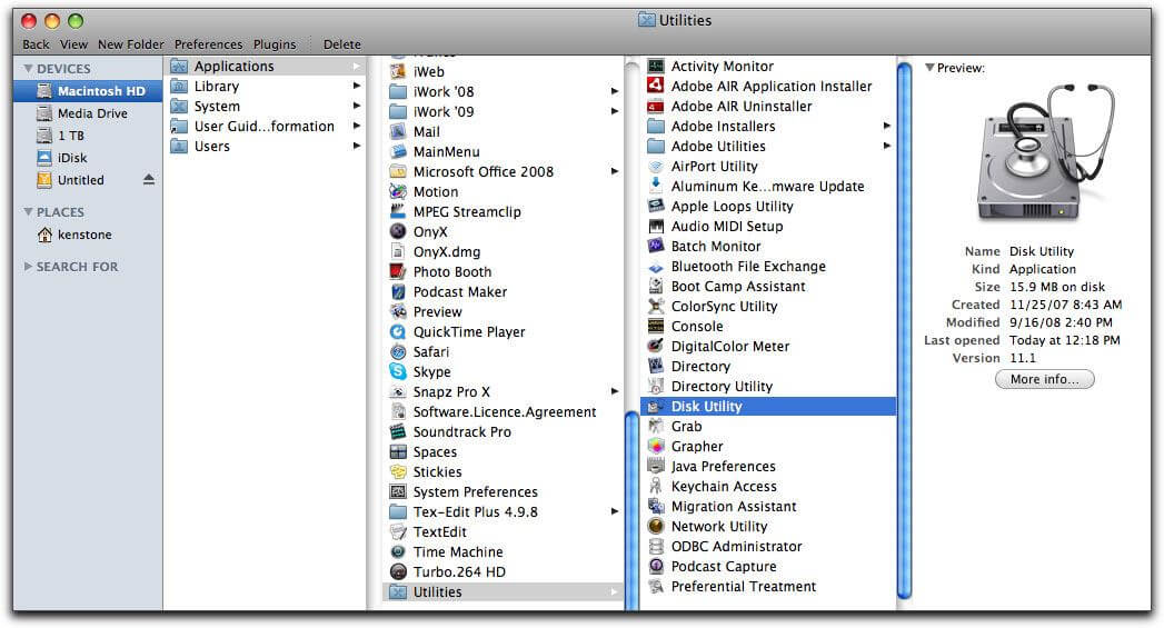 partition hard drive mac