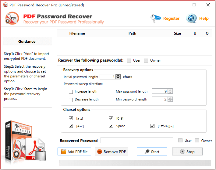 recover pdf password rating