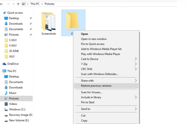 recycle bin deleted files recovery