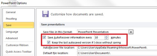 How To Recover Unsaved PowerPoint Presentations