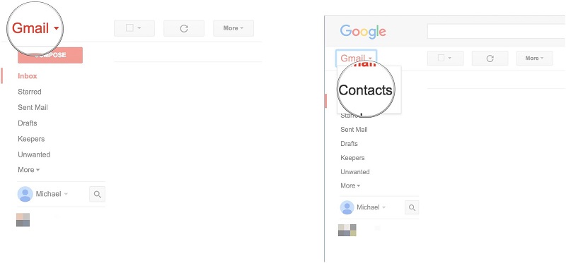 restaurer les contacts google 1