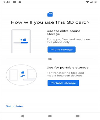 usar la tarjeta SD para transferir aplicaciones en Android