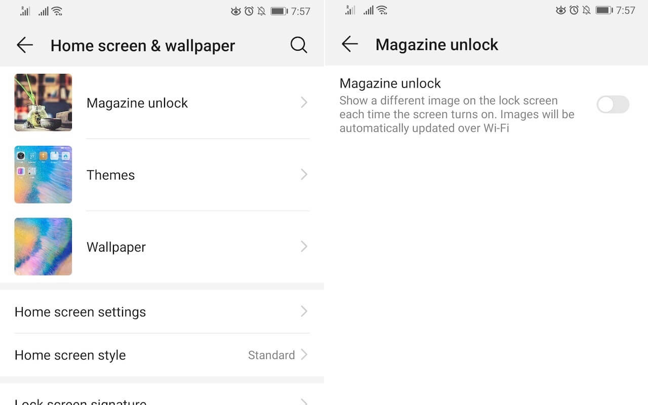 how to unlock home screen layout in motorola