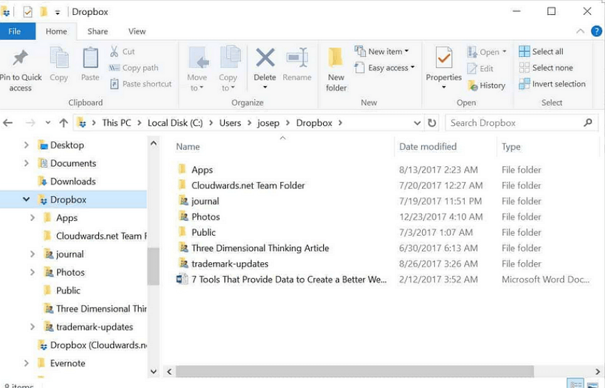 dropbox transfer from phone to conputer