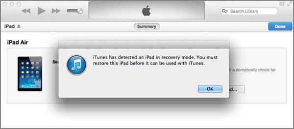 hard reset ipad with itunes