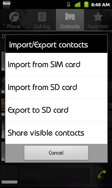 Importar contactos de SIM a iPhone