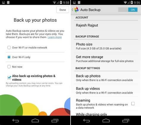 Sincroniza las fotos de tu dispositivo Android con Google Photos