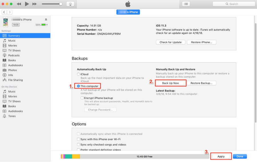 transferir datos desde un iPhone a otro iPhone