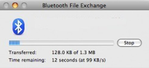 how to transfer files from mac to pc via bluetooth