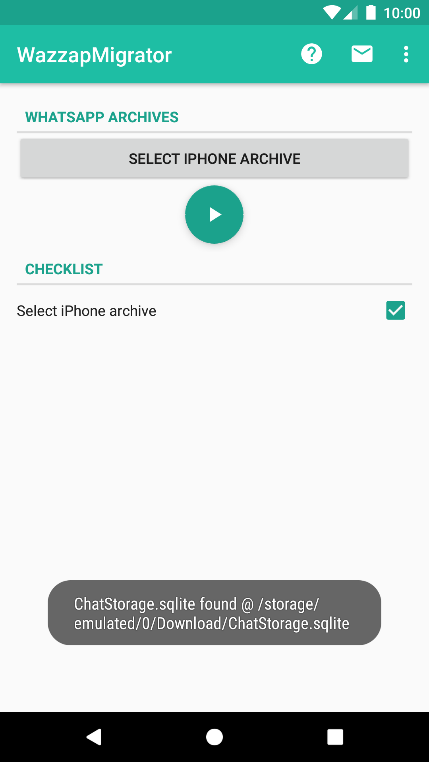 free whatsapp android to iphone transfer