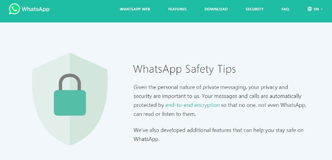 whatsapp pocket safe