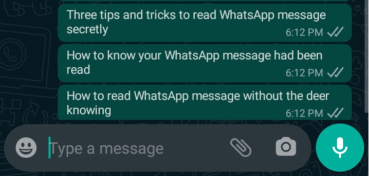 how to read whatsapp message without it showing