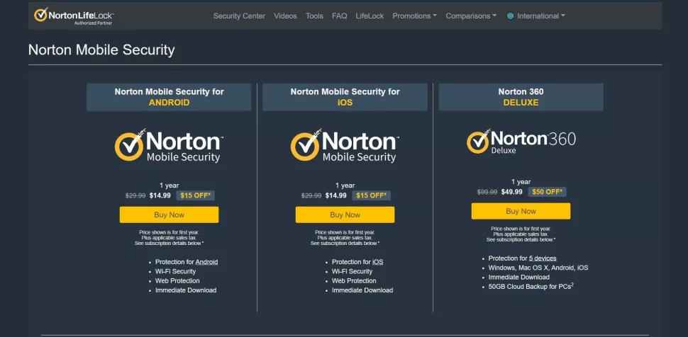 Norton Mobile Security