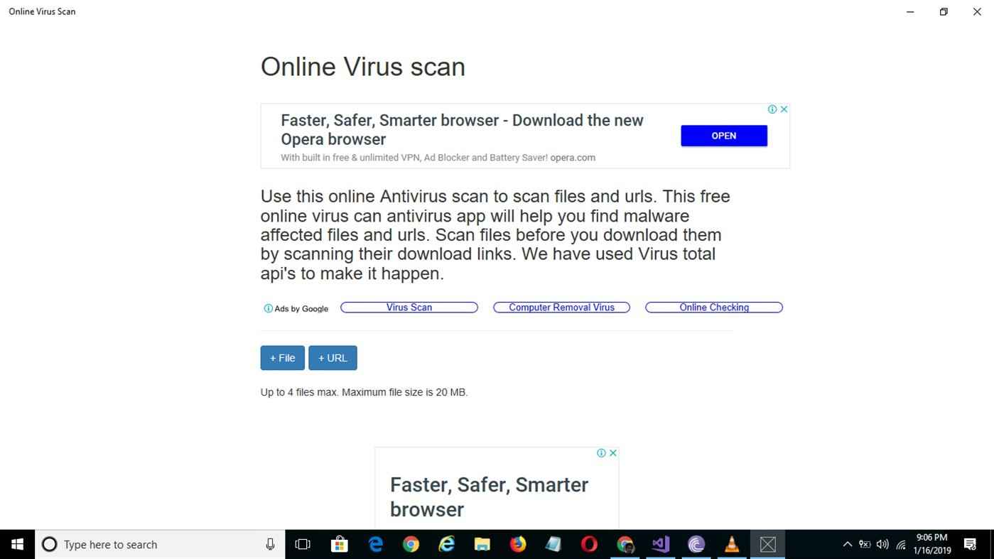 online virus scan