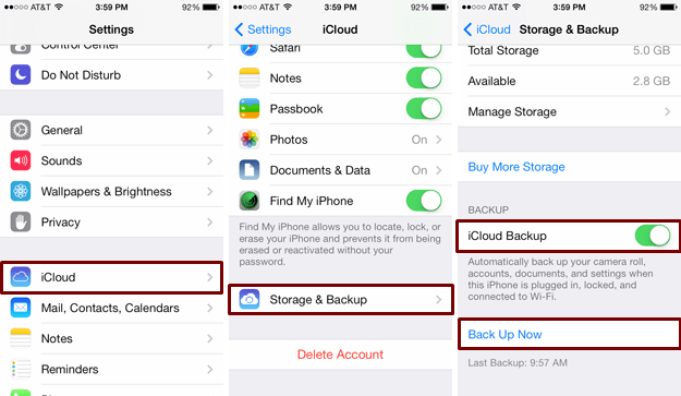 How to restore your iPhone from an iCloud backup