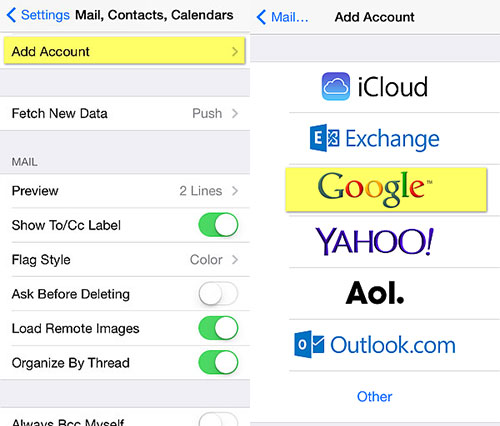 How to backup contacts on iphone to google drive