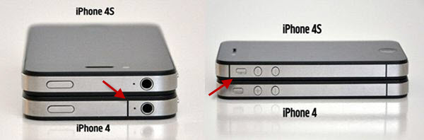 difference between iphone4 and iphone4s