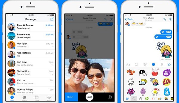 save facebook messages on ios