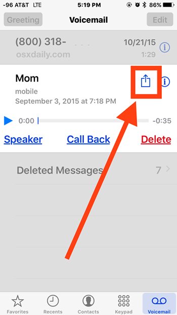 how to access phone messages on iphone