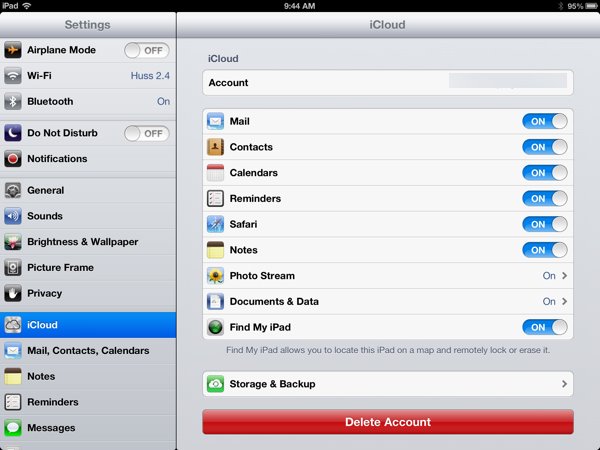 backup for ipad