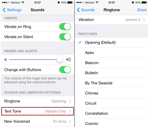 How to Change the iPhone Text Message Sound Effect