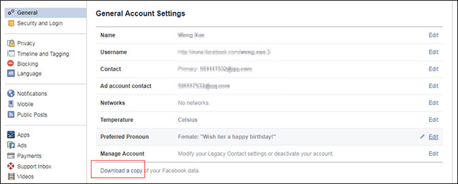 how to retrieve deleted facebook messages