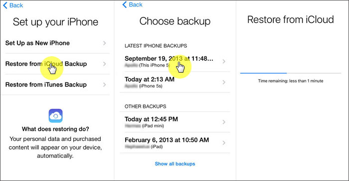 how to recover pictures from icloud