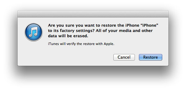 set iphone to factory settings