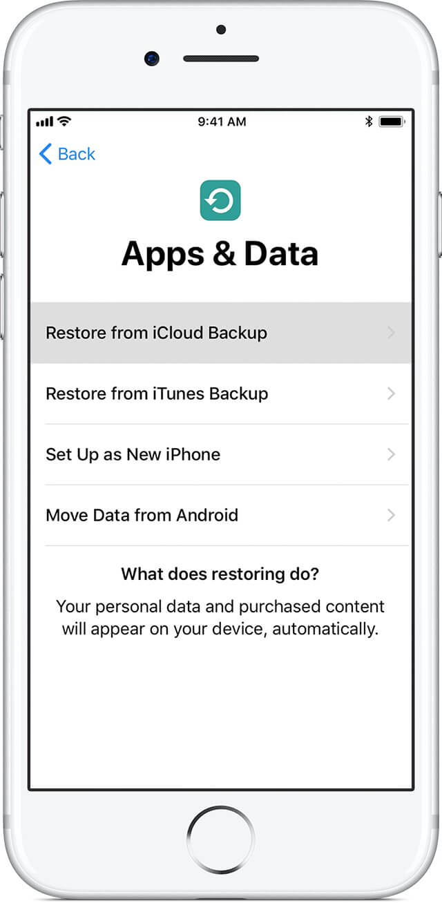 how to backup iphone to icloud ios 10