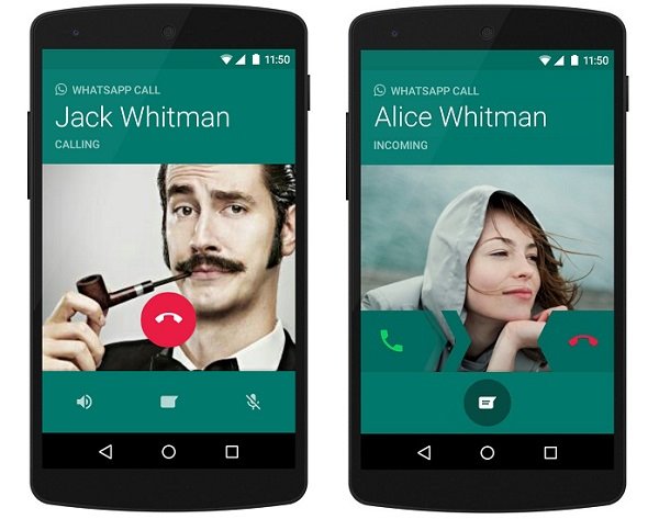 how does whatsapp work with phone calls